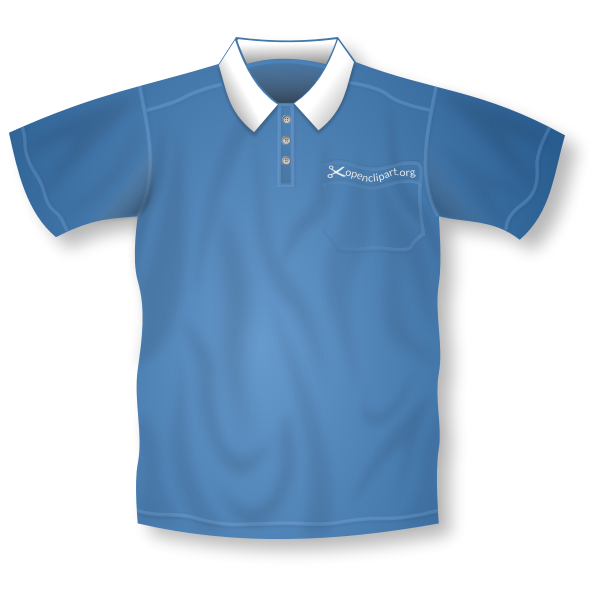 SVG Polo shirt vector drawing