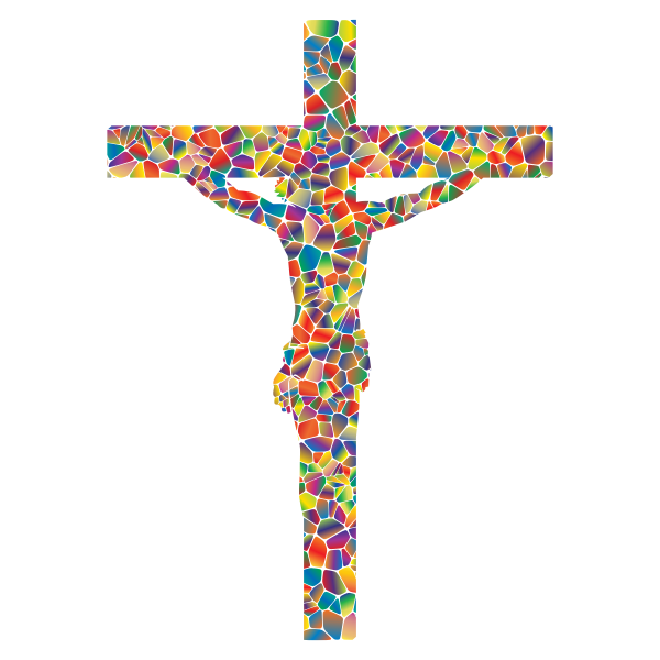 SVG Polyprismatic tiled crucifix