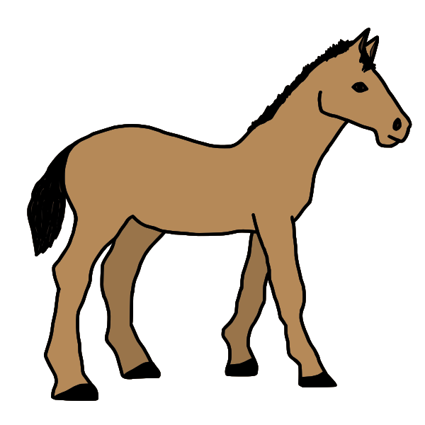 SVG Pony illustration