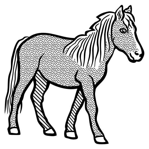 SVG Pony image
