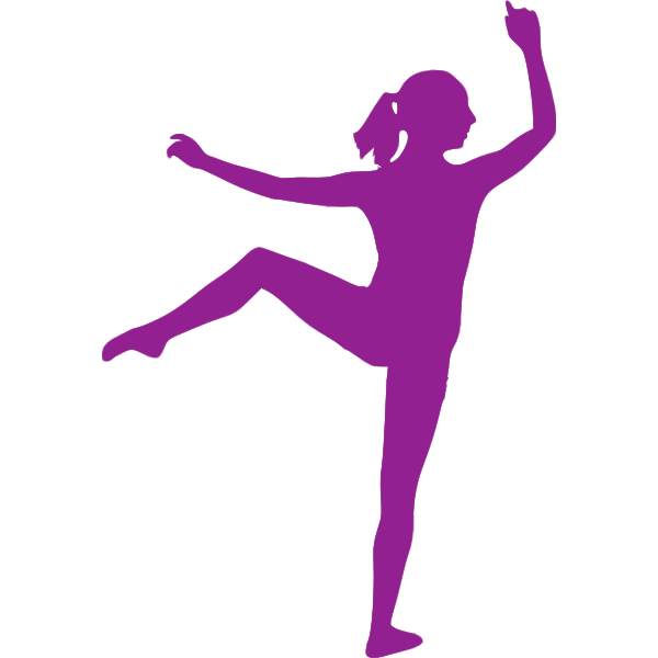 SVG Pony tail dancer