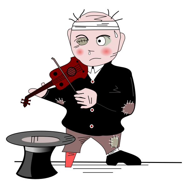 SVG Poor musician