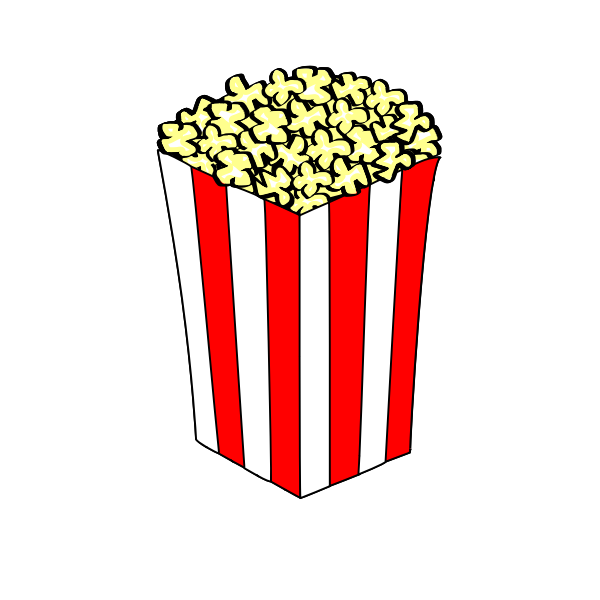 SVG Popcorn symbol image