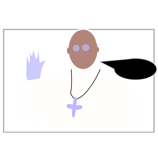 SVG pope francis pd