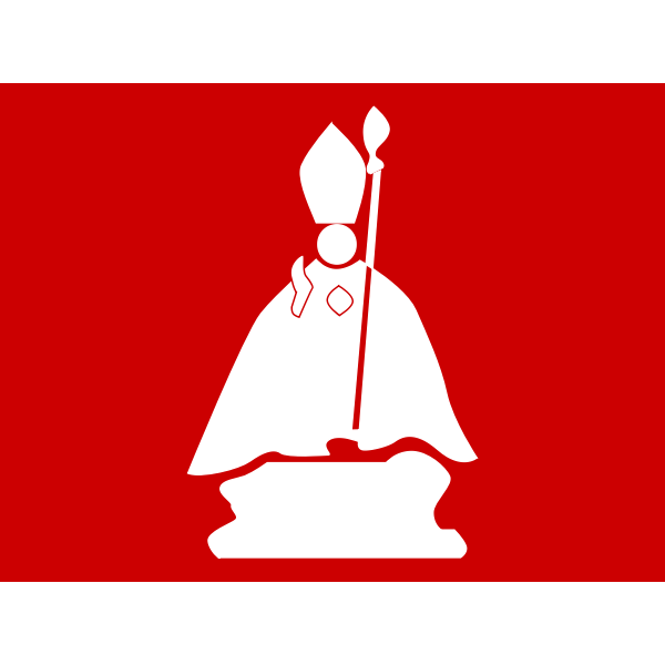SVG Pope vector icon