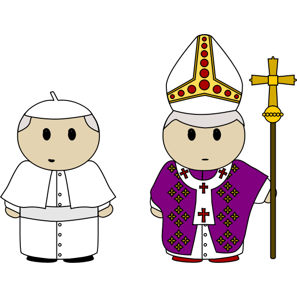 SVG Pope039s clothes