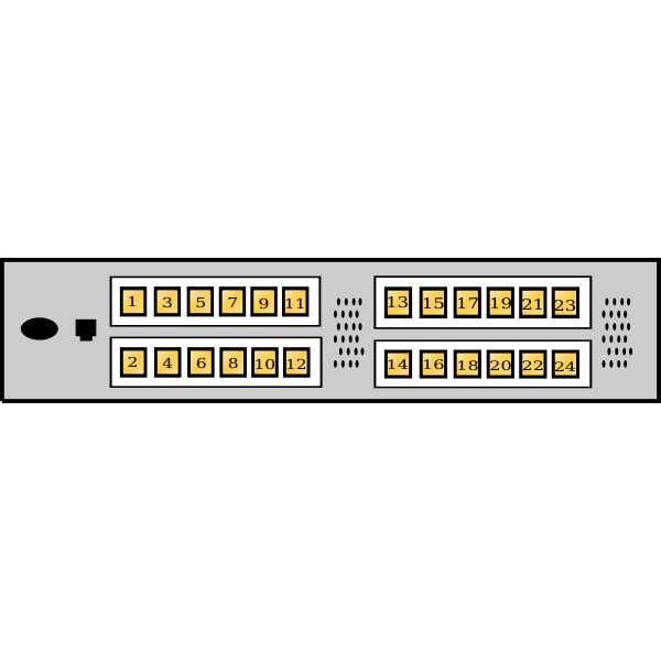 SVG Port switch illustration