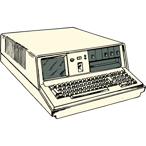 SVG Portable computer vector clip art