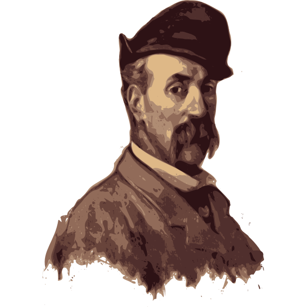 SVG Portrait of a man
