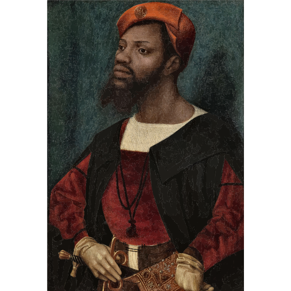 SVG Portrait Of An African Man