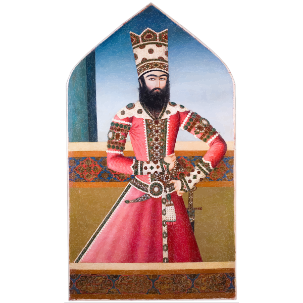 SVG Portrait of Hasan Ali Mirza Shuja al Saltana