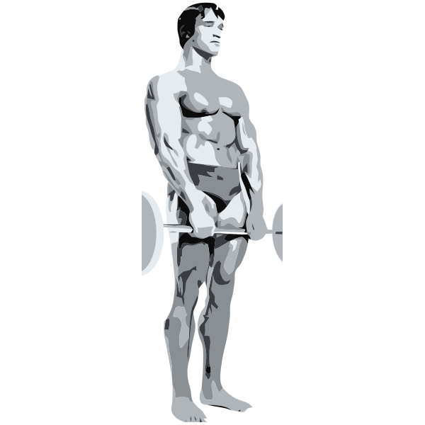 SVG Posing Bodybuilder