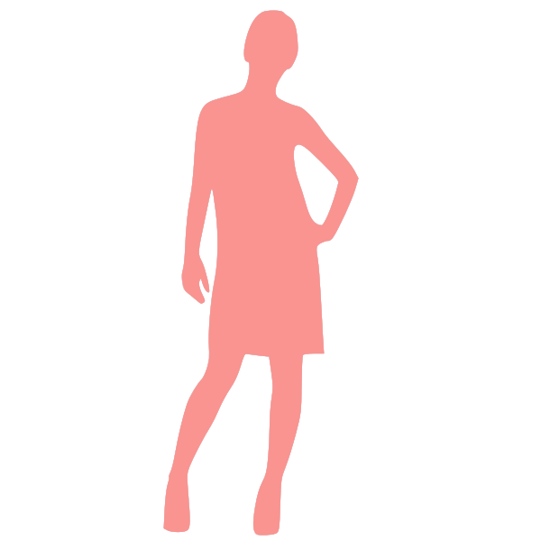 SVG Posing girl