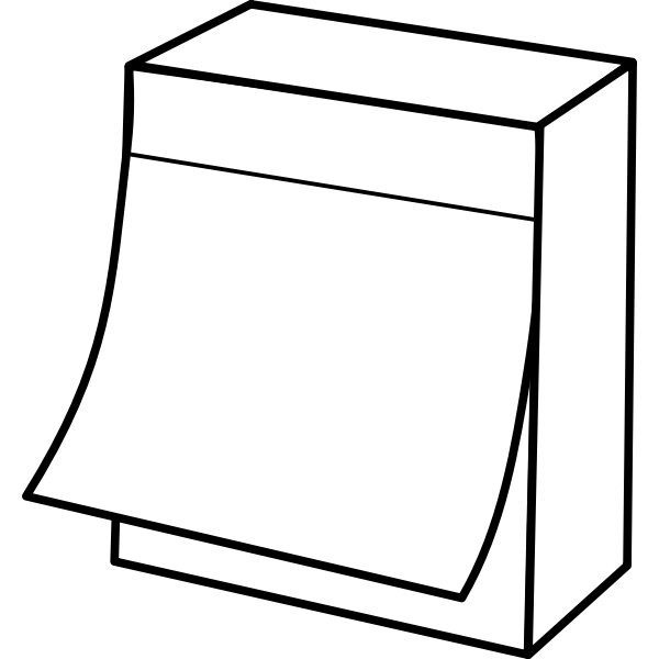SVG post it