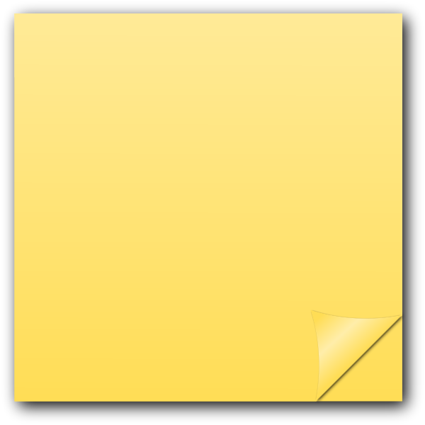 SVG Post-it note vector illustration