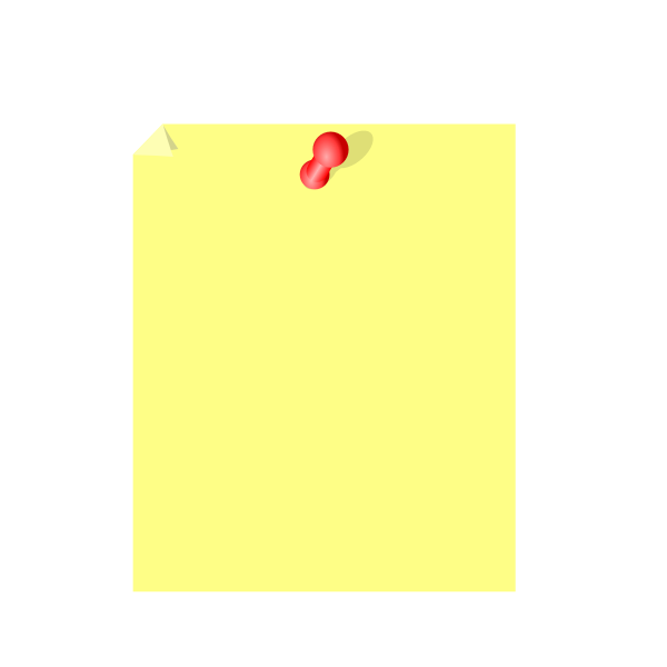 SVG Post it note vector image