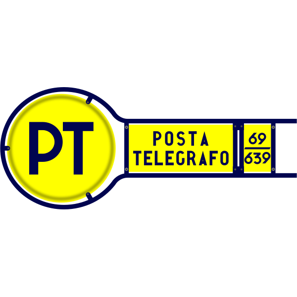 SVG Post office sign