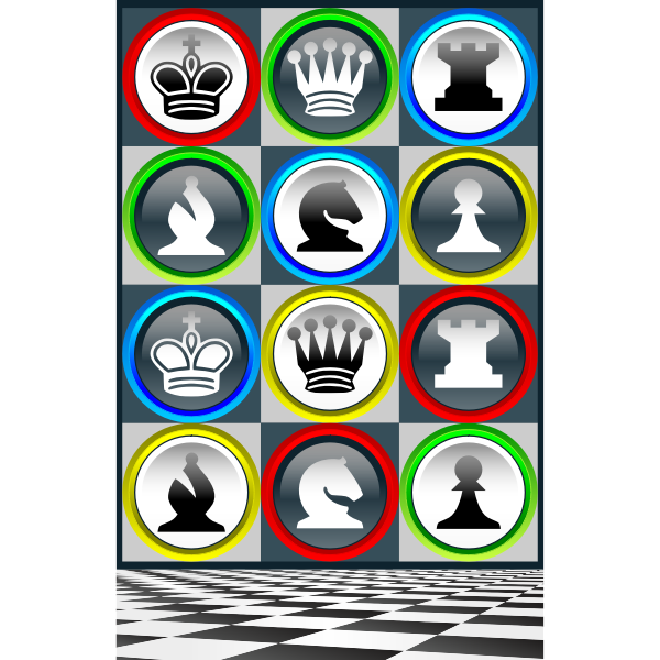 SVG Poster chess patterns