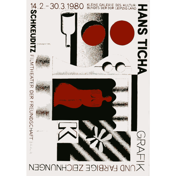 SVG Poster for art exhibit in Germany