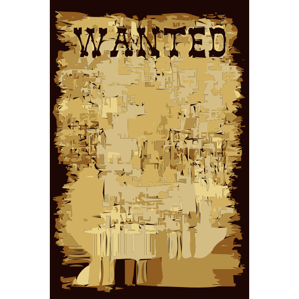 SVG Poster of most wanted
