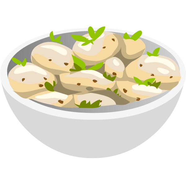 SVG Potato salad