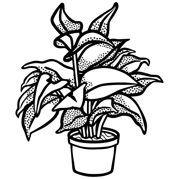 SVG Potted plant symbol