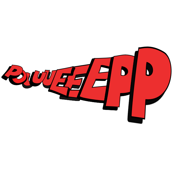 SVG Poueeep letters vector image