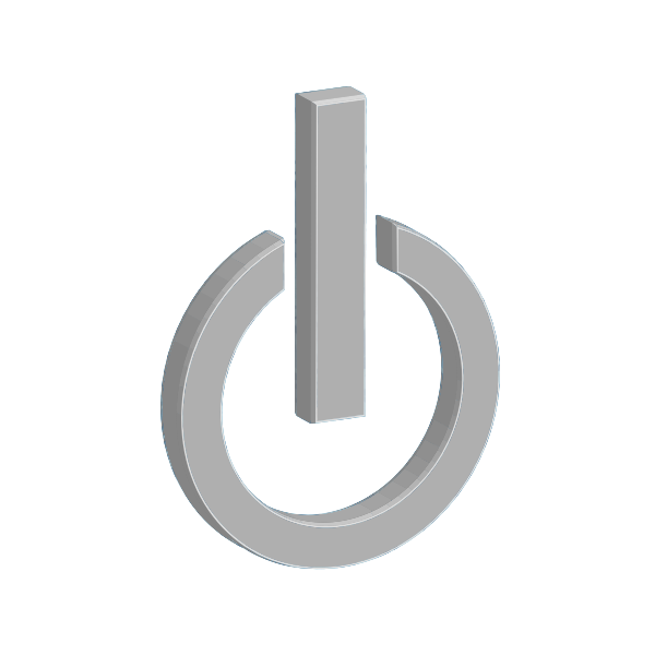 SVG Power button symbol