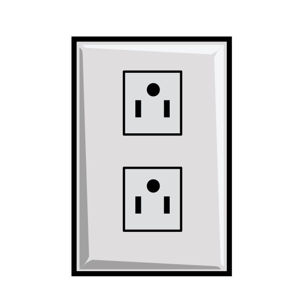 SVG Power socket USA type
