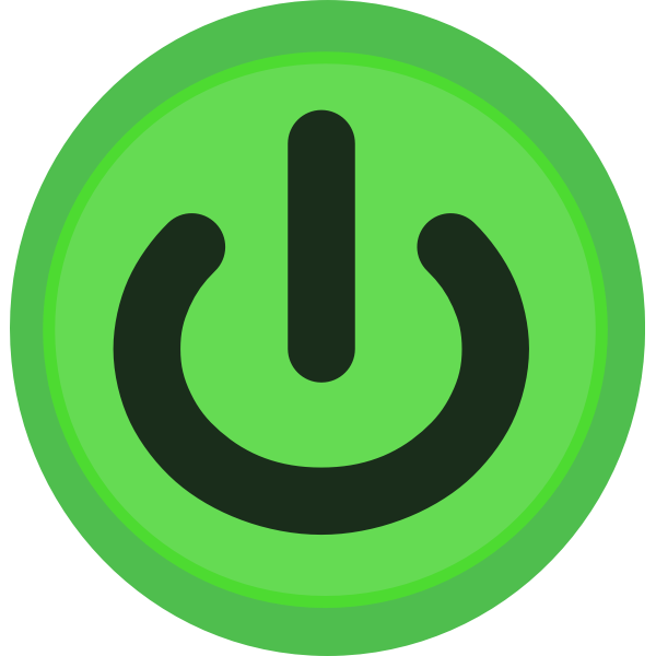 SVG Power toggle button