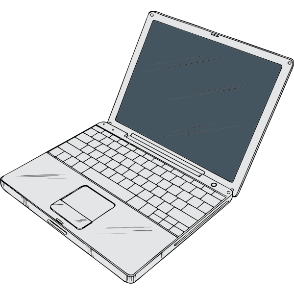 SVG Powerbook vector drawing