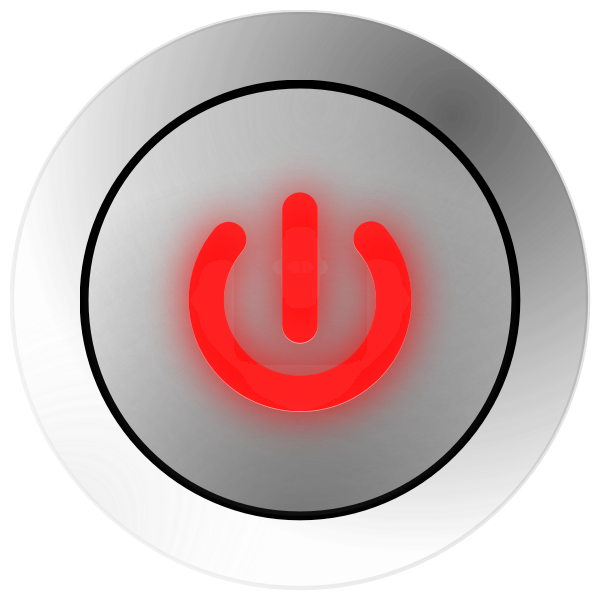 SVG powerbutton 2 states  onoff 