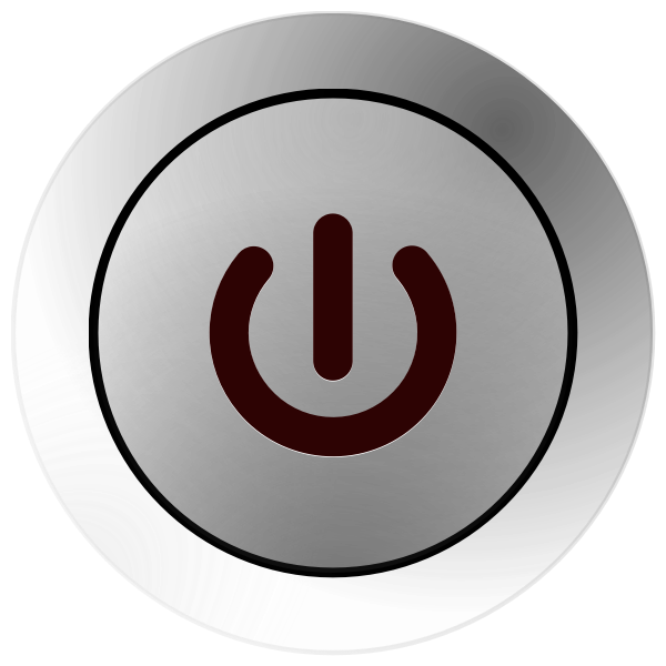 SVG powerbutton 2 states  onoff 