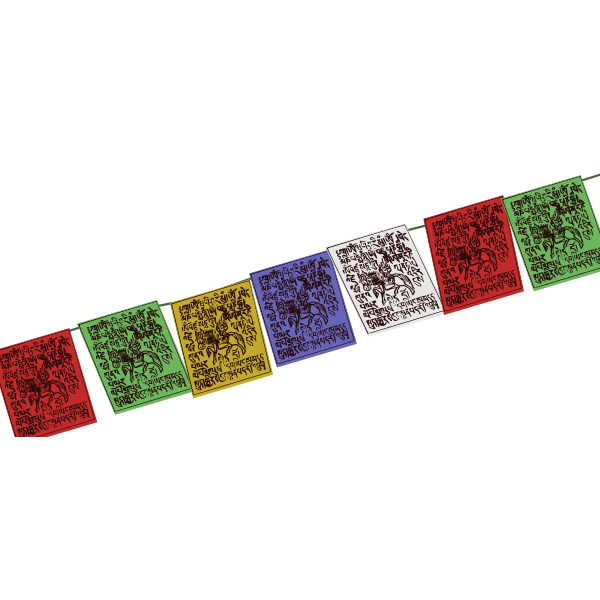 SVG Prayer flags