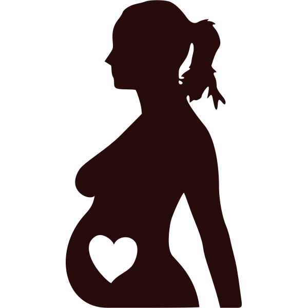 SVG Pregnancy silhouette
