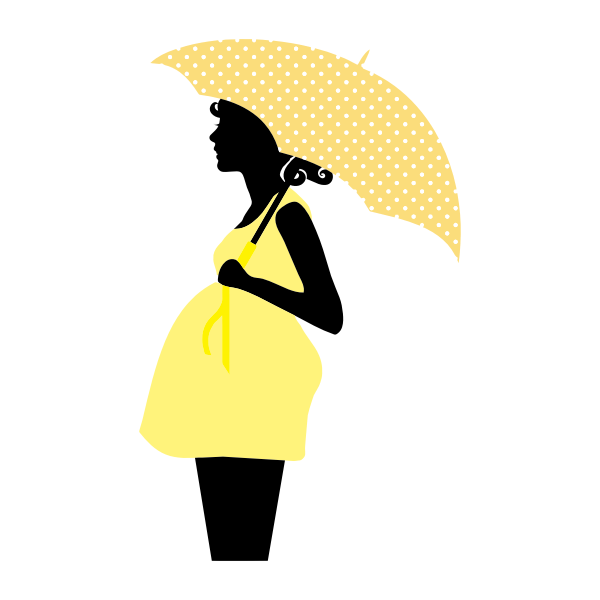 SVG Pregnant lady