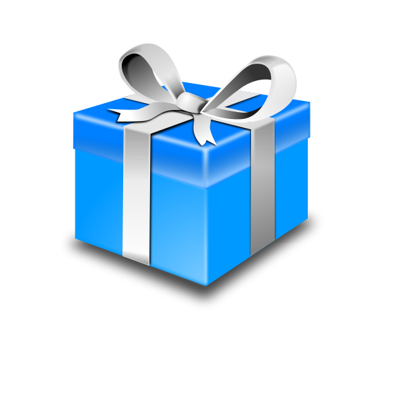 SVG Present Blue Pack Vector