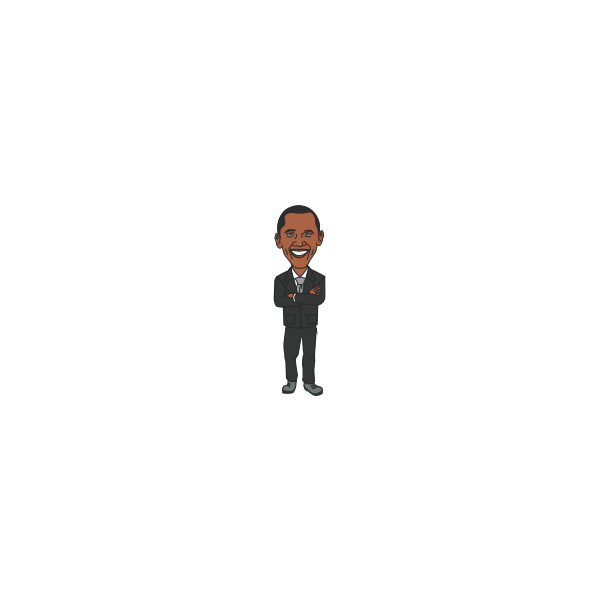 SVG President Barack Obama