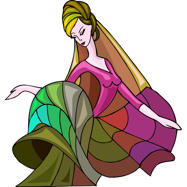 SVG Pretty princess