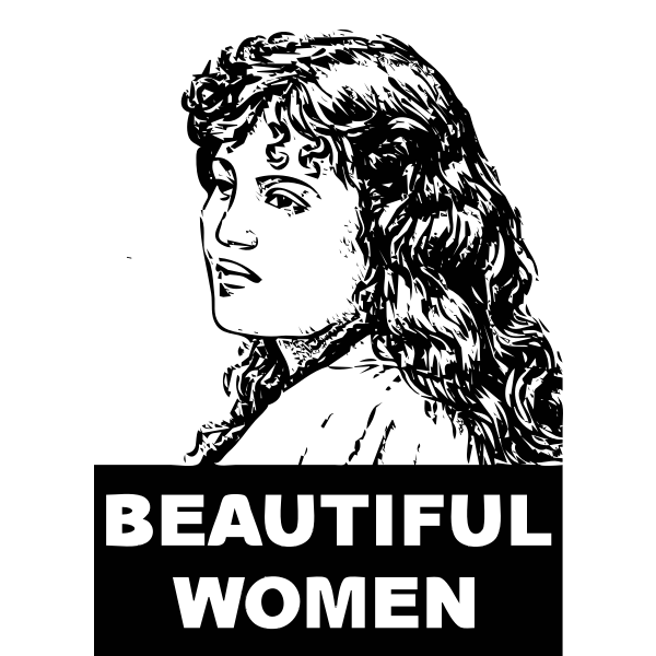 SVG Pretty woman poster