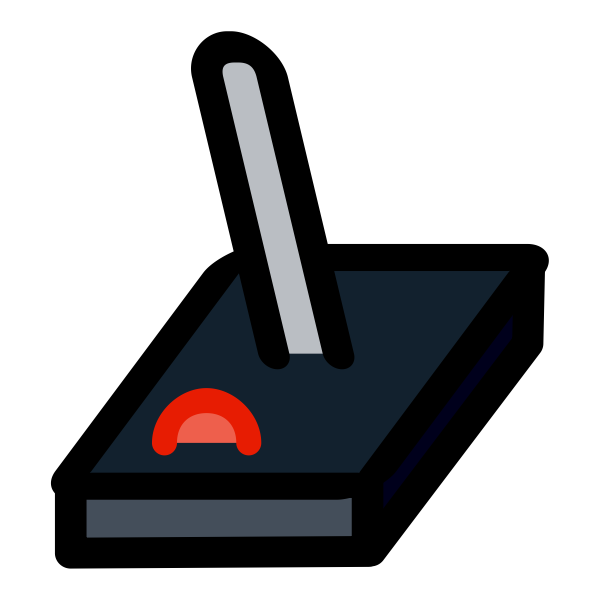 SVG Primary joystick icon vector clip art