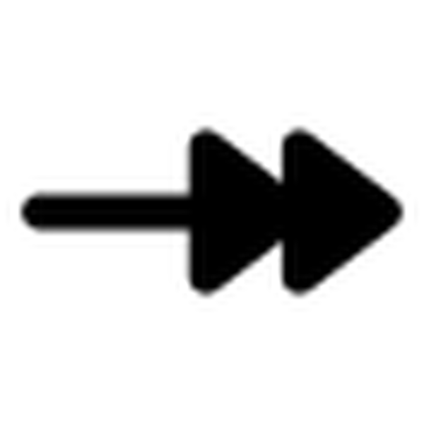 SVG primary line double arrow end