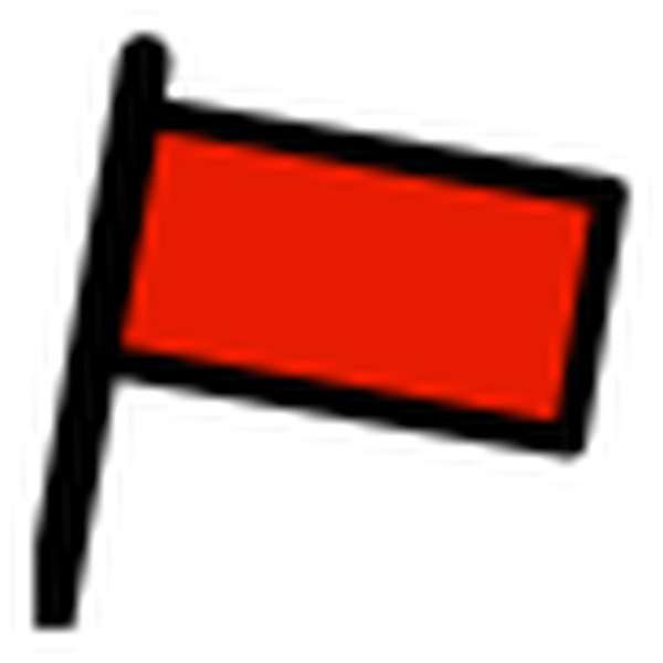 SVG primary mail flag