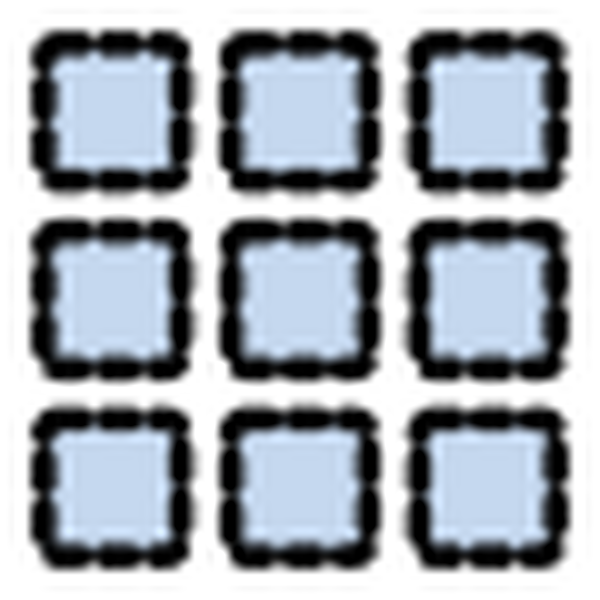 SVG primary math matrix