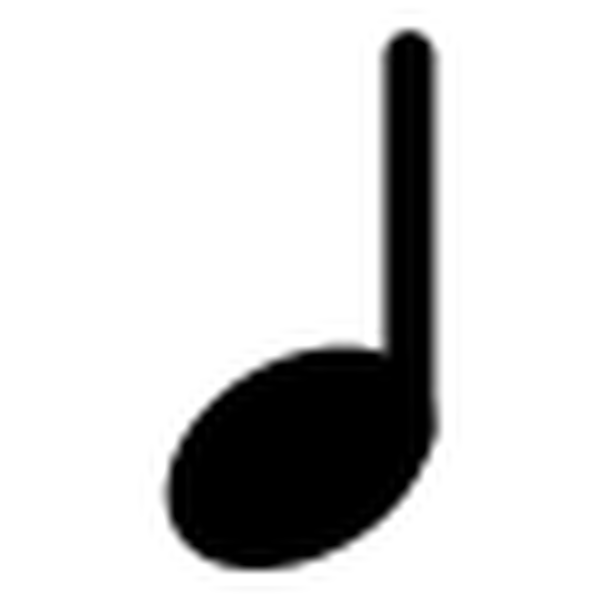 SVG primary music quarternote