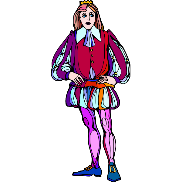 SVG Prince vector clip art