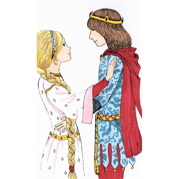 SVG Princess and prince