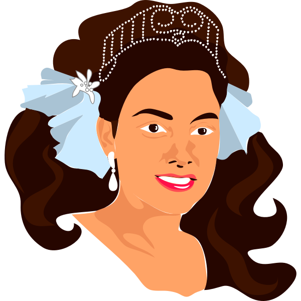 SVG Princess drawing