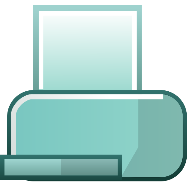SVG Printer icon
