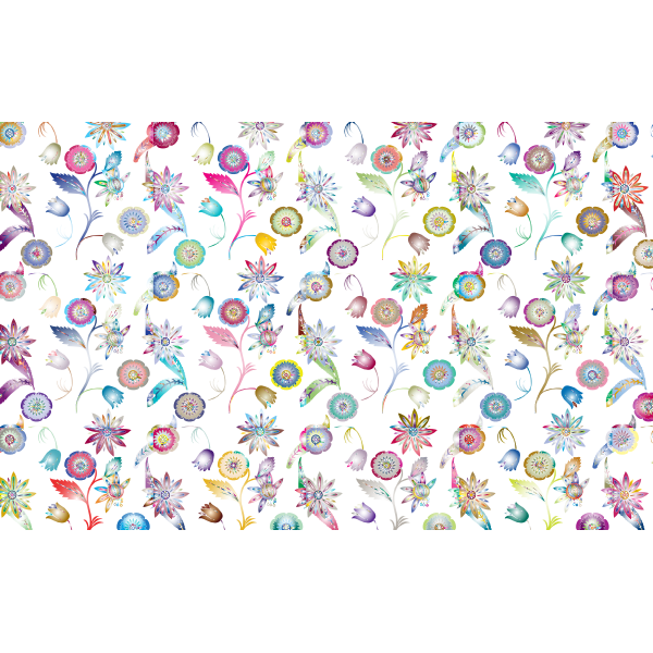 SVG Prismatic floral design image